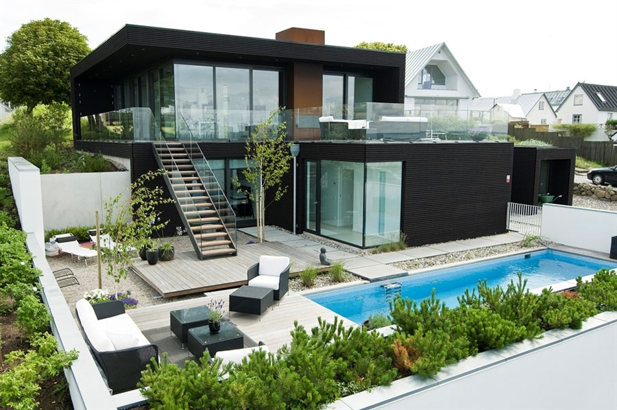 บ้านสองชั้นเรียบง่าย สไตล์รีสอร์ท2